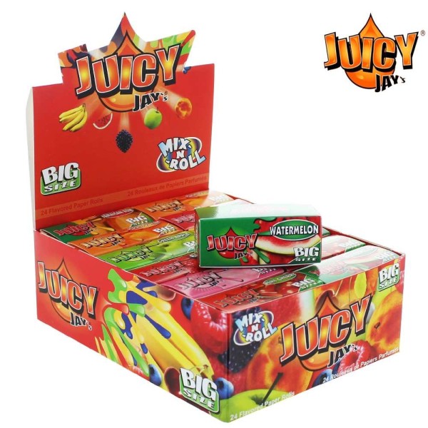 Feuille Roll Parfumées 24 Rouleaux JUICY JAY'S