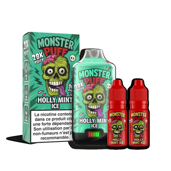Puff Monster Puff 28k Holly Mint Ice