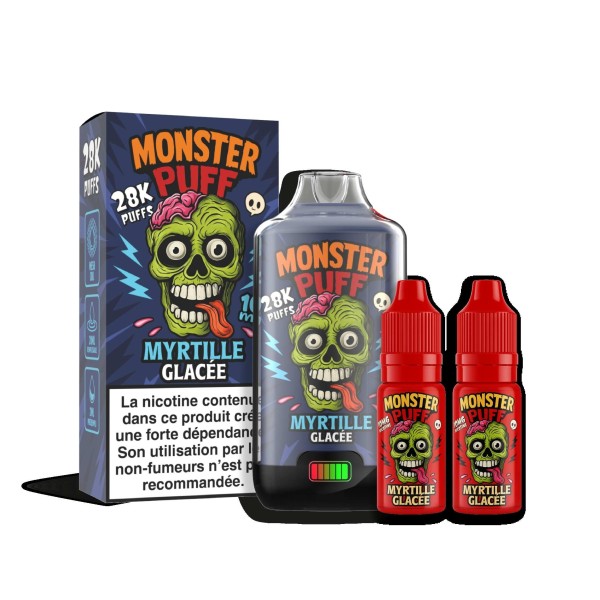 Puff Monster Puff 28k Myrtille Glacee