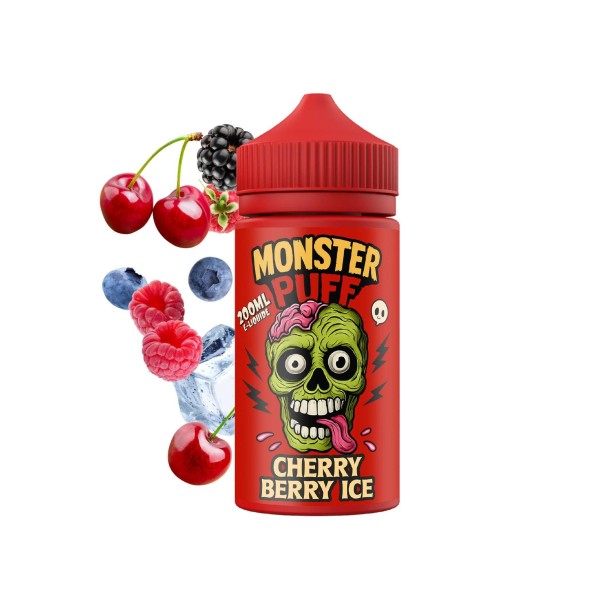 Eliquide Monster Puff 200ml Cherry Berry Ice