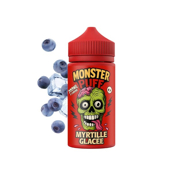 Eliquide Monster Puff 200ml Myrtille Glacee