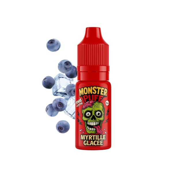 Eliquide Monster Puff 10ml Myrtille Glacee