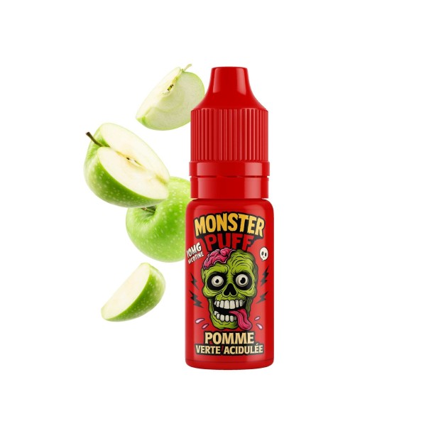 Eliquide Monster Puff 10ml Pomme Verte Acidulee