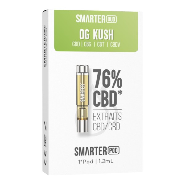 Pod CBD OG Kush Smarter Duo 76% CRD