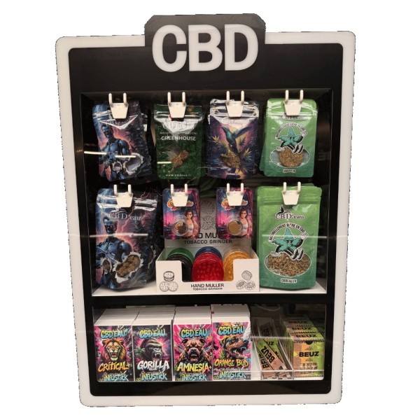 Vitrine Complète Fleurs & Résine - CBD’eau