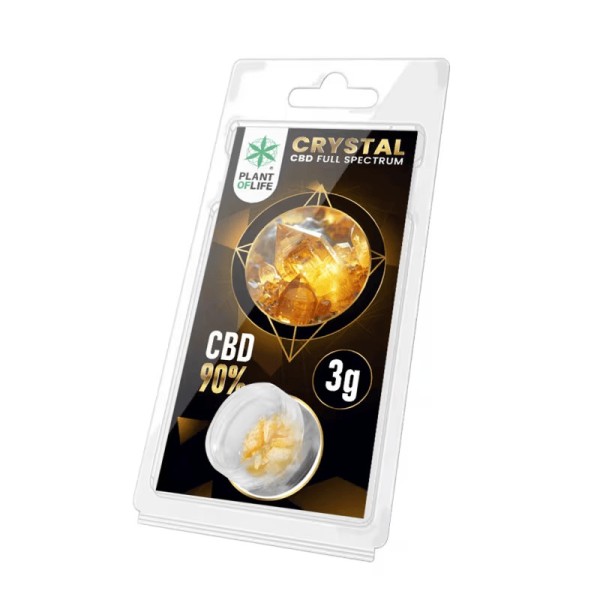 Cristaux CBD 90% full spectrum 3g | PLANT OF LIFE